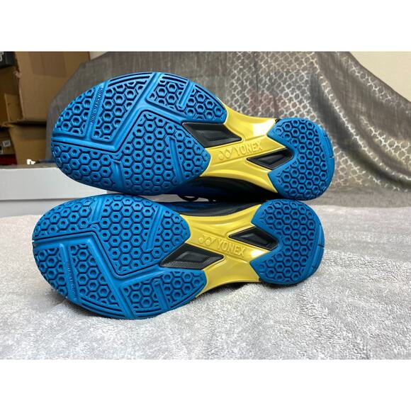 Yonex Cascade Drive Shoes Mens 7 Womens 8.5 Teal Athletic Badminton Y2K Retro - Picture 7 of 10